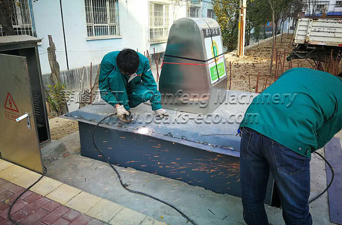 Intelligent Solar Energy Underground Trash Bin Intelligent Solar Energy Underground Trash Bin