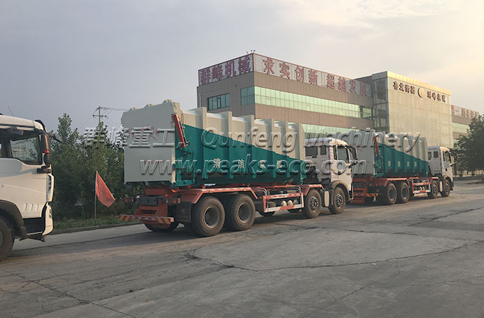 Underground Horizontal Waste Transfer Station System