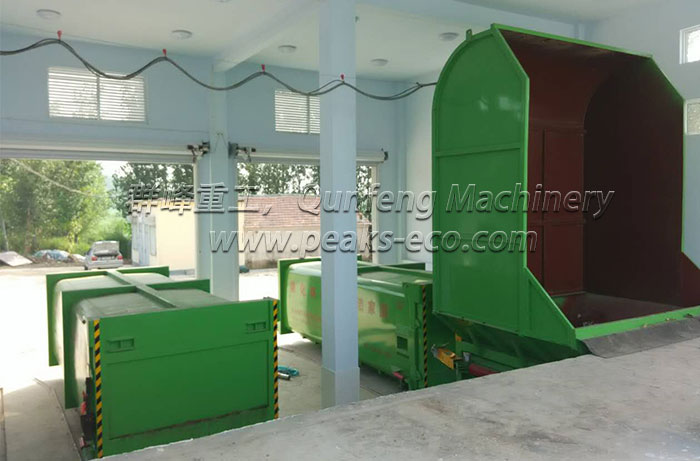 Horizontal Detachable Waste Compress Equipment