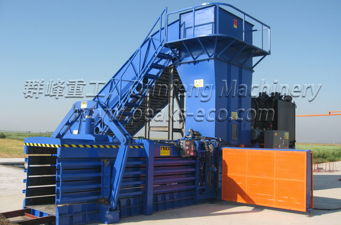 Why the press head of hydraulic baler does not return back?