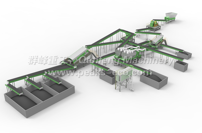 Construction waste treatment system