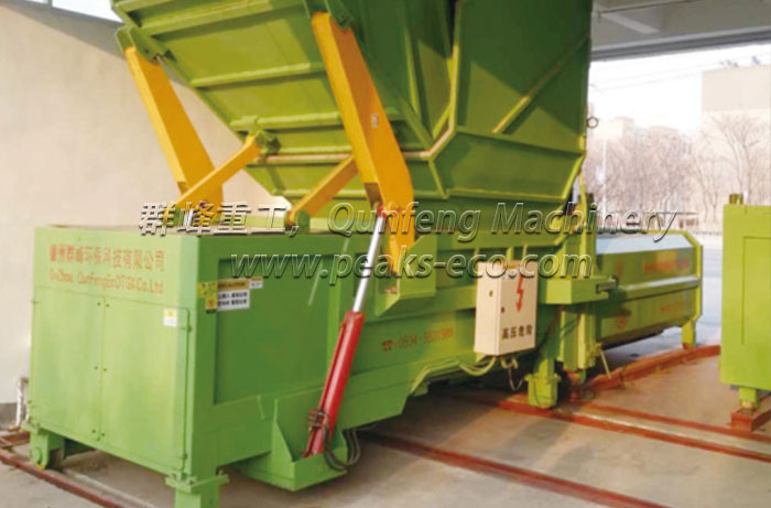 Horizontal Detachable Waste Compress Equipment