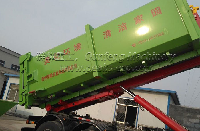 Horizontal Detachable Waste Compress Equipment