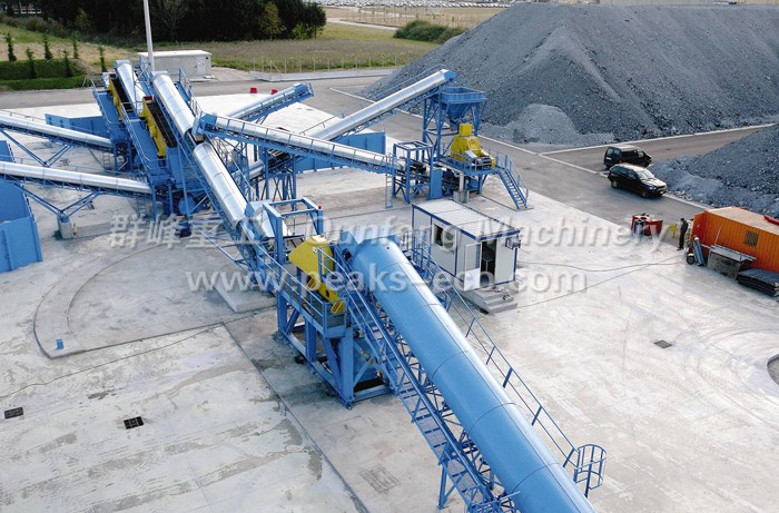 Slag resource treatment system after incineration power generation