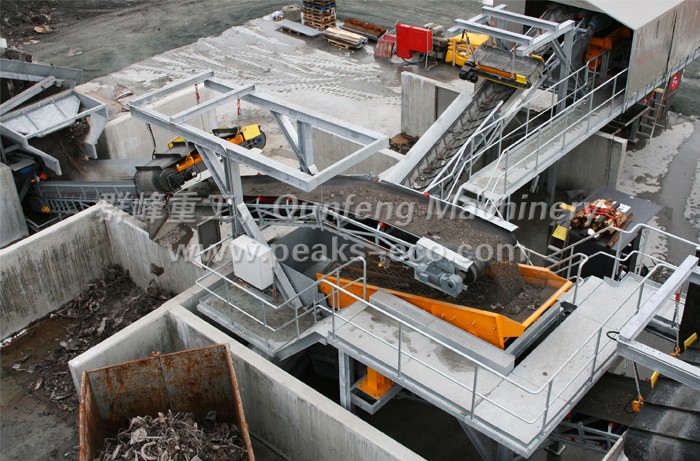 Slag resource treatment system after incineration power generation