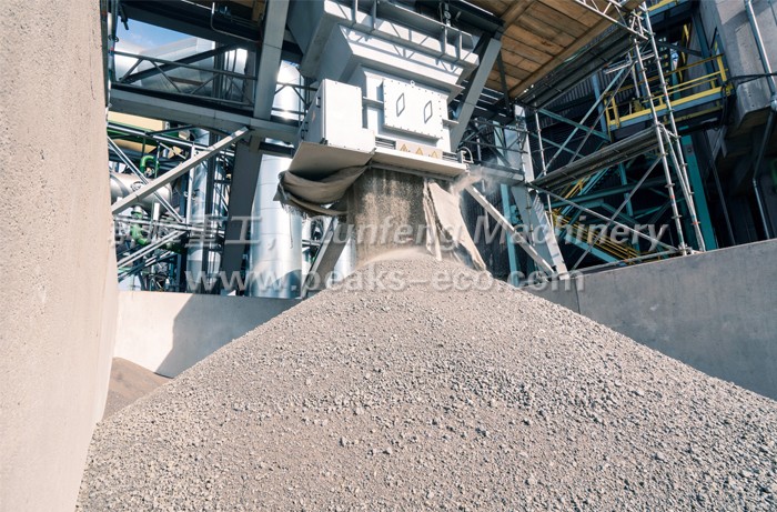 Slag resource treatment system after incineration power generation