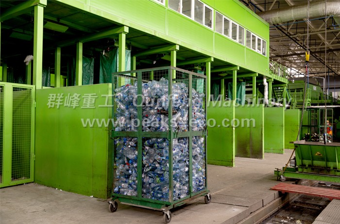 Recycling process of plastic cleaning