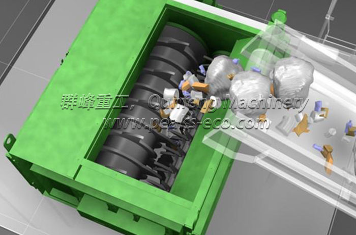 Broken bag feeding machine Broken bag feeding machine
