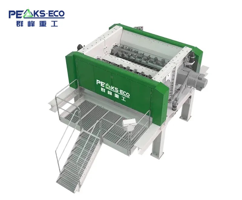 New double-shaft shredder