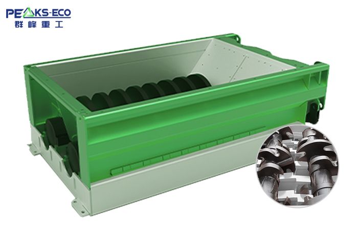 Double-shaft primary shredder