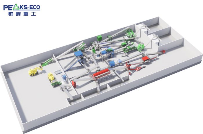 Construction waste treatment system