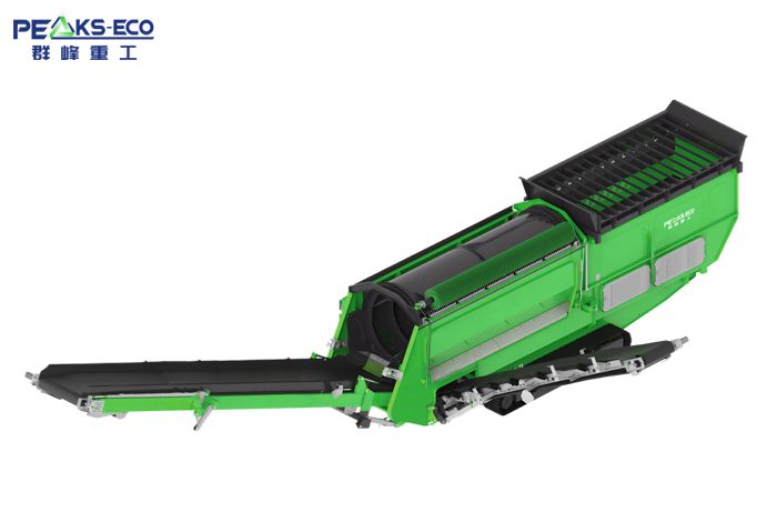 Mobile trommel screen