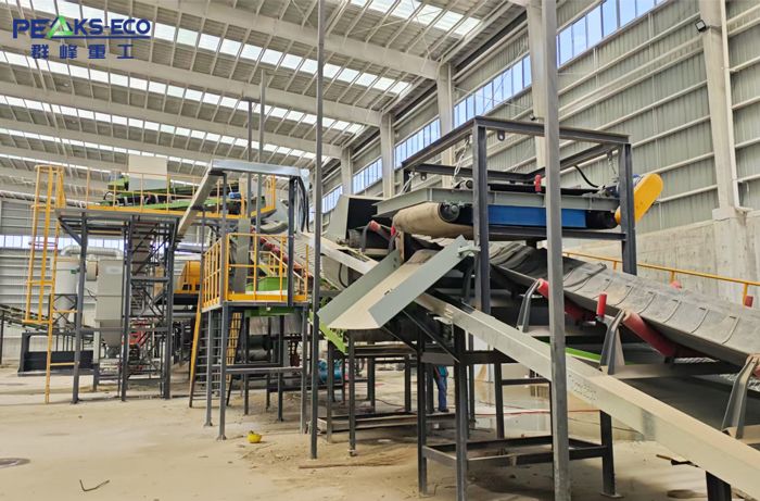 Construction waste treatment system