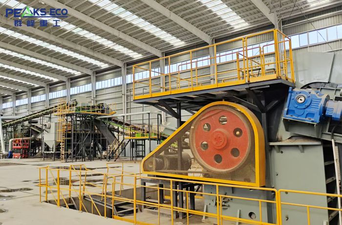 Construction waste treatment system