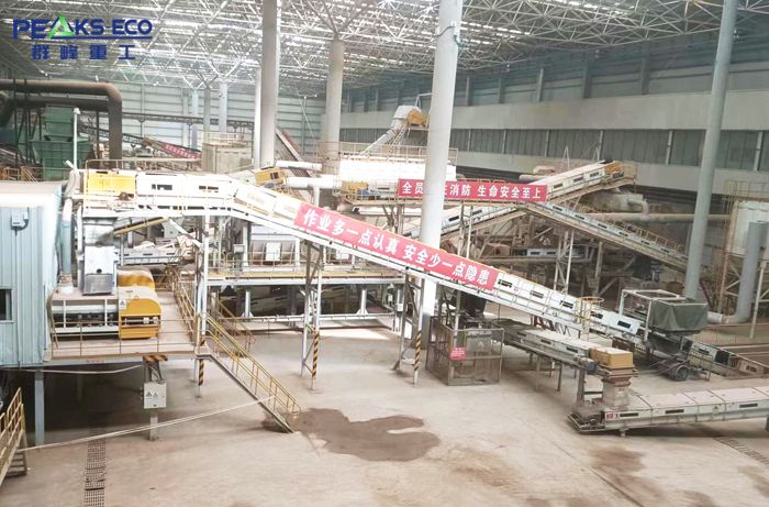 Construction and demolition waste treatment system