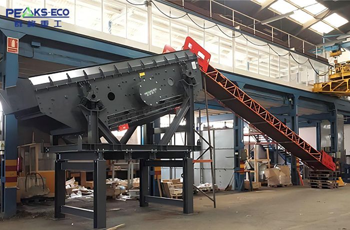 Combi vibrating screen