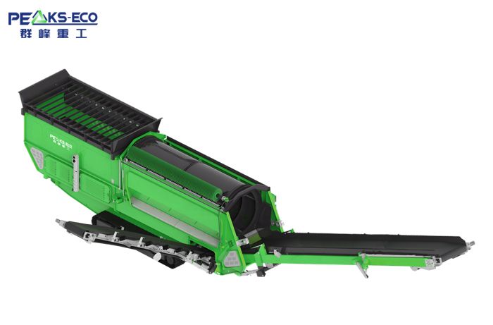 Mobile trommel screen