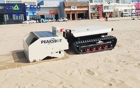 Beach Cleaning Robot Protecting the Blue Coast