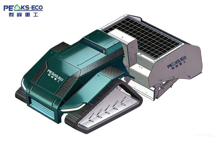 Beach cleaning robot