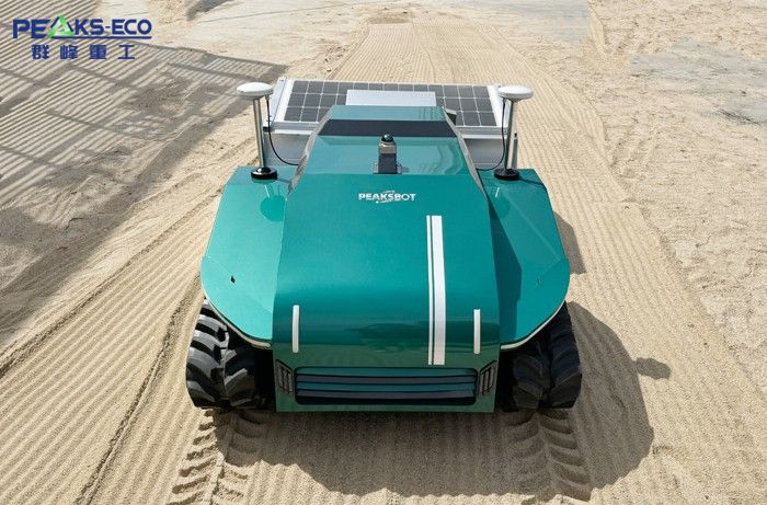 Beach cleaning robot