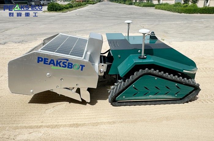 Beach cleaning robot