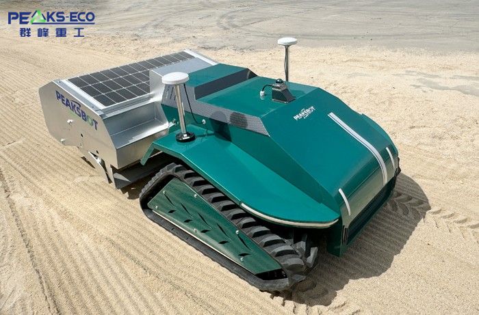 Beach cleaning robot