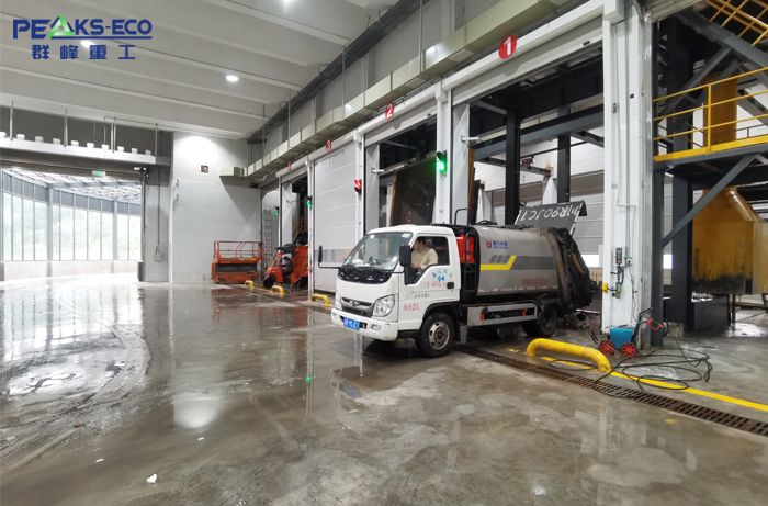 Underground Vertical Waste Transfer Station