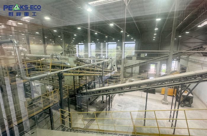 Construction waste treatment system Construction waste treatment system