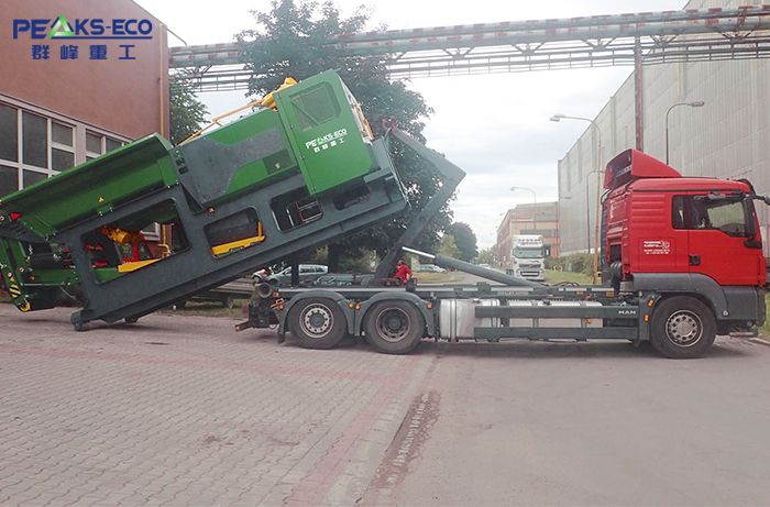 Hooklift Jaw Crusher